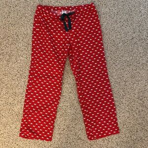 Vineyard Vines Santa Whale Christmas Pajama Pants